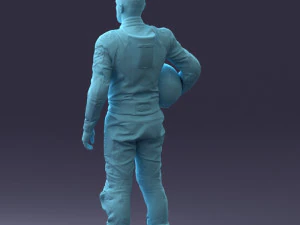 000145 Professional Motorcycle Racer 0709 3dp 3D Print Model
