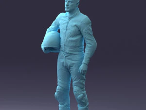 000145 Professional Motorcycle Racer 0709 3dp 3D Print Model