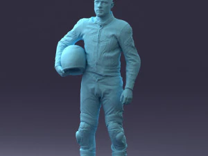 000145 Professional Motorcycle Racer 0709 3dp 3D Print Model