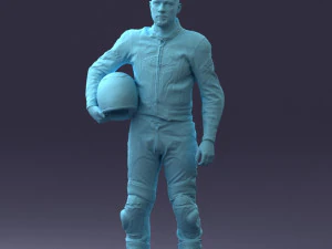 000145 Professional Motorcycle Racer 0709 3dp 3D Print Model