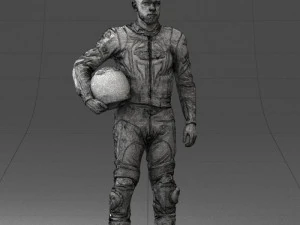 000145 Professional Motorcycle Racer 0709 3dp 3D Print Model