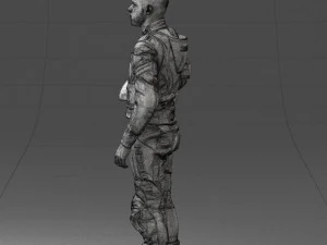 000145 Professional Motorcycle Racer 0709 3dp 3D Print Model