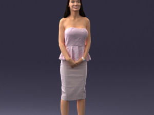 fashion woman posed scanned model 0714-7 3d print ready 3D Print Model