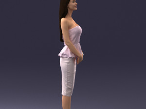 fashion woman posed scanned model 0714-7 3d print ready 3D Print Model