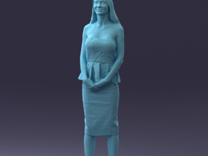 fashion woman posed scanned model 0714-7 3d print ready 3D Print Model