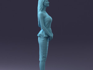 fashion woman posed scanned model 0714-7 3d print ready 3D Print Model