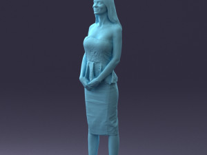 fashion woman posed scanned model 0714-7 3d print ready 3D Print Model