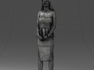 fashion woman posed scanned model 0714-7 3d print ready 3D Print Model