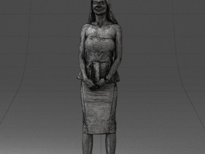 fashion woman posed scanned model 0714-7 3d print ready 3D Print Model
