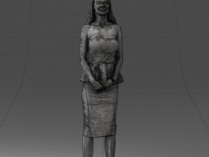 fashion woman posed scanned model 0714-7 3d print ready 3D Print Model