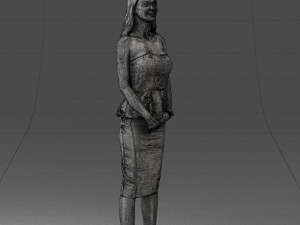 fashion woman posed scanned model 0714-7 3d print ready 3D Print Model