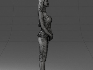 fashion woman posed scanned model 0714-7 3d print ready 3D Print Model