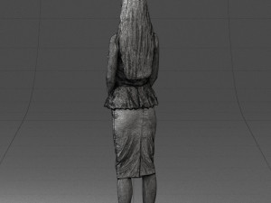 fashion woman posed scanned model 0714-7 3d print ready 3D Print Model