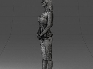 fashion woman posed scanned model 0714-7 3d print ready 3D Print Model