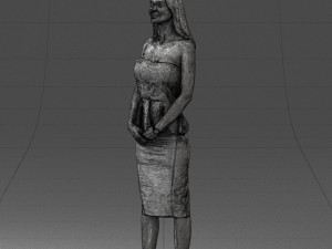 fashion woman posed scanned model 0714-7 3d print ready 3D Print Model