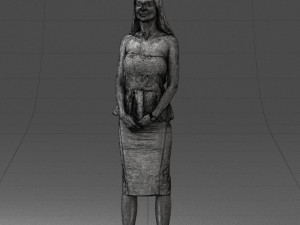 fashion woman posed scanned model 0714-7 3d print ready 3D Print Model