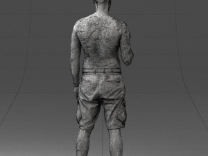 tatoo man 0817 3D Model