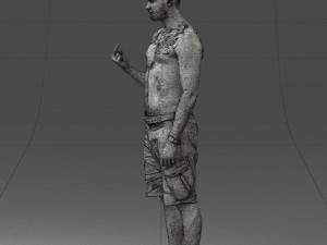 tatoo man 0817 3D Model