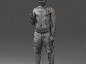 tatoo man 0817 3D Model
