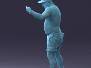 tatoo man 0824 3d print ready Modèles 3D en vedette