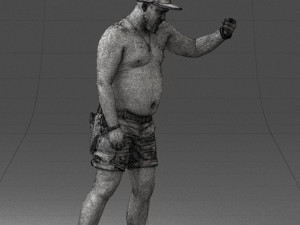 tatoo man 0824 3d print ready Modèles 3D en vedette