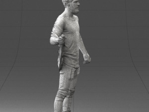 000199 Bearded Man Taking Off Jacket 1024 3dp Modello di stampa 3D
