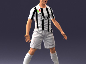 soccer player 1123-2 Model 3D