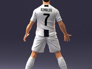 soccer player 1123-2 Model 3D