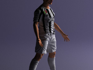 soccer player 1123-2 Model 3D