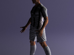 soccer player 1123-2 Model 3D
