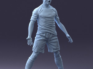 soccer player 1123-2 Model 3D