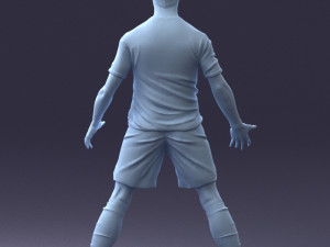 soccer player 1123-2 Model 3D