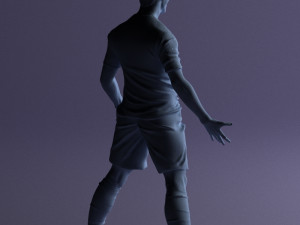 soccer player 1123-2 Model 3D