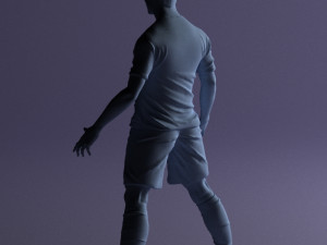 soccer player 1123-2 Model 3D