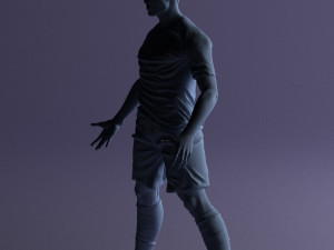 soccer player 1123-2 Model 3D