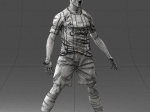 soccer player 1123-2 Model 3D