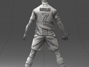 soccer player 1123-2 Model 3D