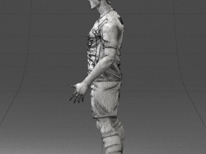 soccer player 1123-2 Model 3D