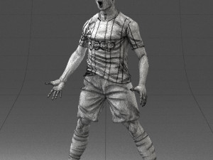 soccer player 1123-2 Model 3D