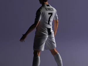 soccer player 1123-2 3d print ready 3D Print Model