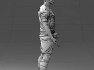 soccer player 1123-2 3d print ready 3D Print Model