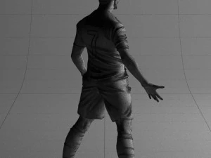 soccer player 1123-2 3d print ready 3D Print Model