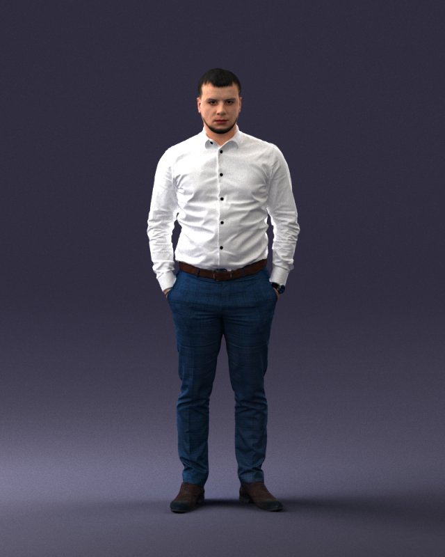 male manager 0116-2 3d print ready 3D Принт Модель .c4d .max .obj .3ds .fbx .stl .blend 