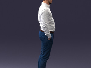 male manager 0116-2 3d print ready 3D Принт Модель