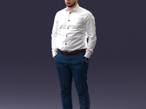 male manager 0116-2 3d print ready 3D Принт Модель