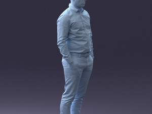 male manager 0116-2 3d print ready 3D Принт Модель