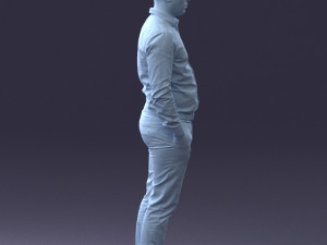 male manager 0116-2 3d print ready 3D Принт Модель