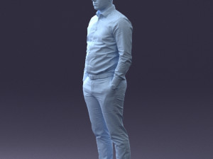 male manager 0116-2 3d print ready 3D Принт Модель