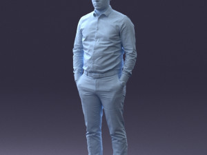 male manager 0116-2 3d print ready 3D Принт Модель