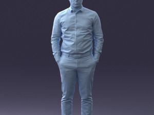 male manager 0116-2 3d print ready 3D Принт Модель